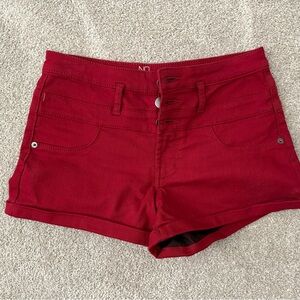 No boundaries mid rise size 9 Women's Red/maroon Shorts